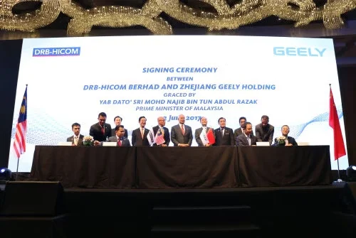 Geely Forms Strategic Partnership with Proton and Acquires Lotus